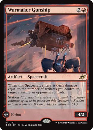 Edge of Eternities Warmaker Gunship #167