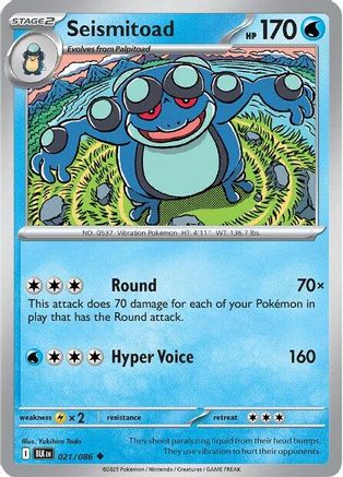 SV: Black Bolt Seismitoad #021