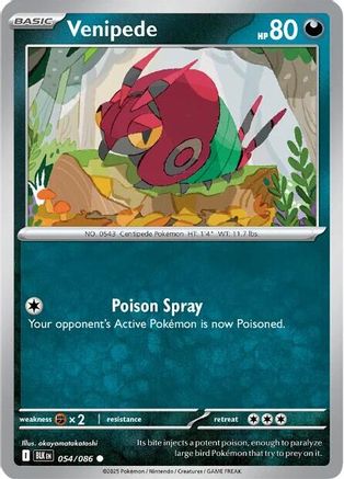 SV: Black Bolt Venipede #054