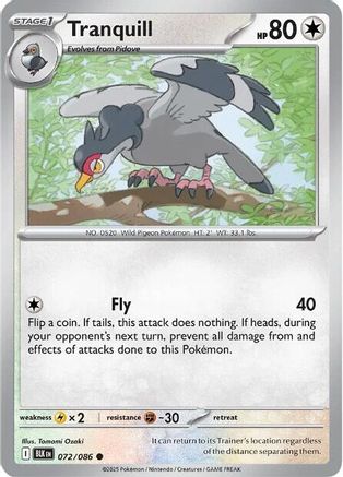 SV: Black Bolt Tranquill #072