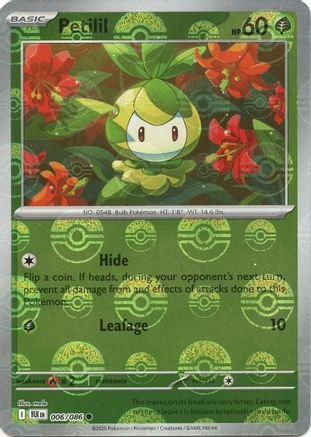 SV: Black Bolt Petilil (Poke Ball Pattern) #006