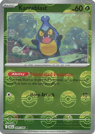 SV: Black Bolt Karrablast (Poke Ball Pattern) #009