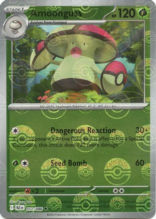 SV: Black Bolt Amoonguss (Poke Ball Pattern) #011