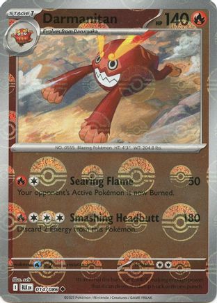 SV: Black Bolt Darmanitan (Poke Ball Pattern) #014