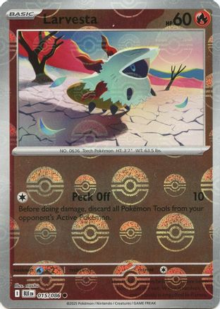 SV: Black Bolt Larvesta (Poke Ball Pattern) #015