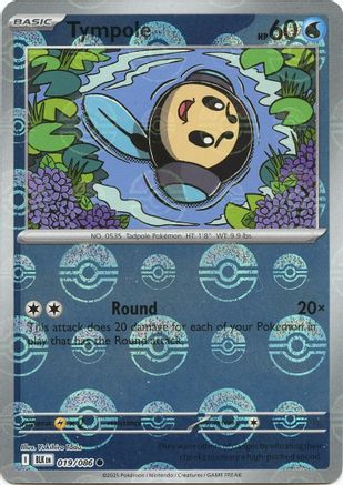SV: Black Bolt Tympole (Poke Ball Pattern) #019