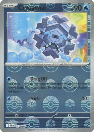 SV: Black Bolt Cryogonal (Poke Ball Pattern) #027