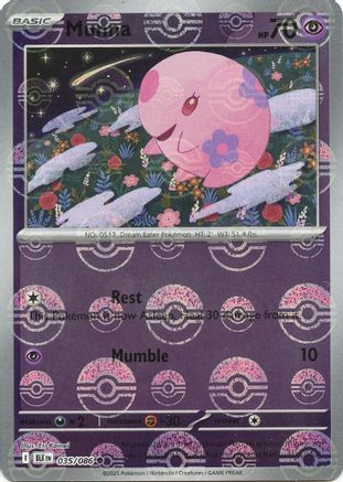 SV: Black Bolt Munna (Poke Ball Pattern) #035