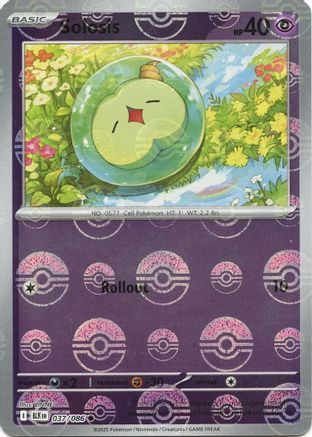 SV: Black Bolt Solosis (Poke Ball Pattern) #037
