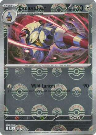 SV: Black Bolt Escavalier (Poke Ball Pattern) #060