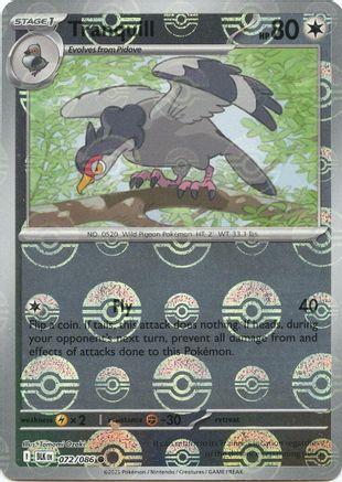 SV: Black Bolt Tranquill (Poke Ball Pattern) #072