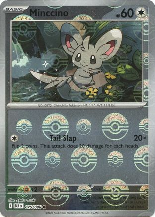 SV: Black Bolt Minccino (Poke Ball Pattern) #075
