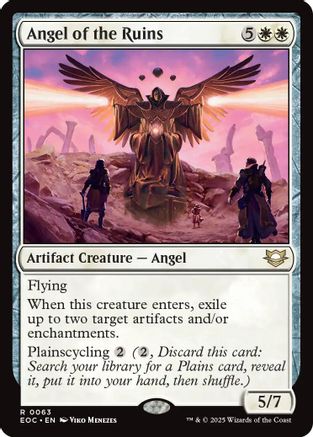 Commander: Edge of Eternities Angel of the Ruins #63