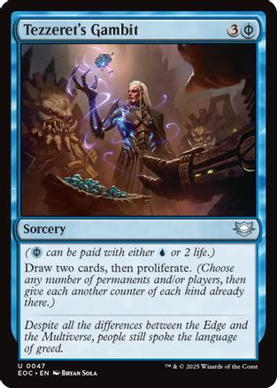 Commander: Edge of Eternities Tezzeret's Gambit #47
