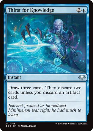 Commander: Edge of Eternities Thirst for Knowledge #48