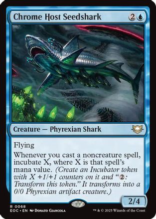 Commander: Edge of Eternities Chrome Host Seedshark #68