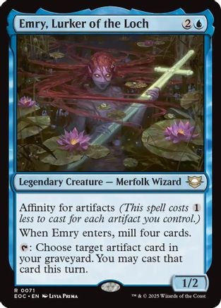 Commander: Edge of Eternities Emry, Lurker of the Loch #71