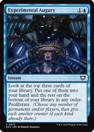 Commander: Edge of Eternities Experimental Augury #73