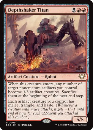 Commander: Edge of Eternities Depthshaker Titan #9