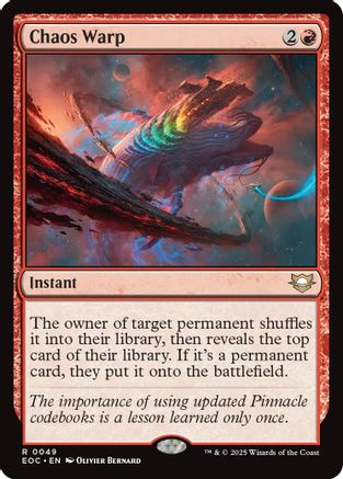 Commander: Edge of Eternities Chaos Warp #49