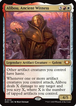 Commander: Edge of Eternities Alibou, Ancient Witness #113