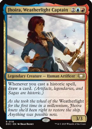 Commander: Edge of Eternities Jhoira, Weatherlight Captain #118