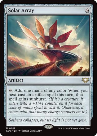 Commander: Edge of Eternities Solar Array #18