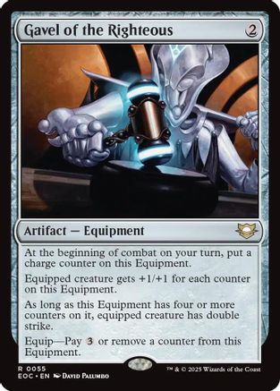 Commander: Edge of Eternities Gavel of the Righteous #55