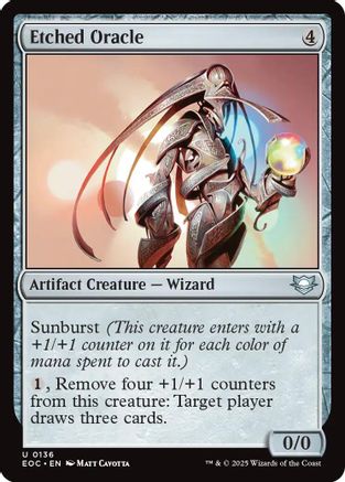 Commander: Edge of Eternities Etched Oracle #136
