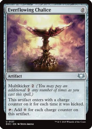 Commander: Edge of Eternities Everflowing Chalice #137