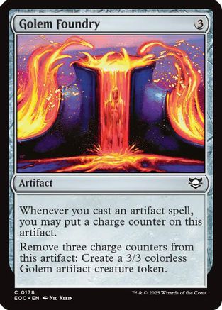 Commander: Edge of Eternities Golem Foundry #138