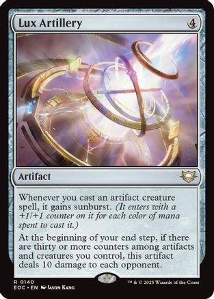Commander: Edge of Eternities Lux Artillery #140
