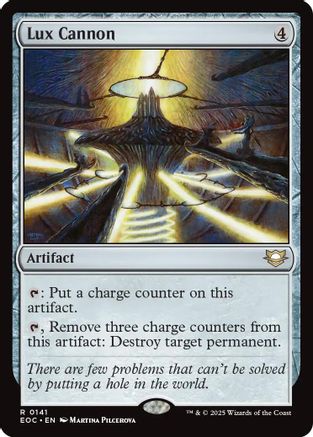 Commander: Edge of Eternities Lux Cannon #141