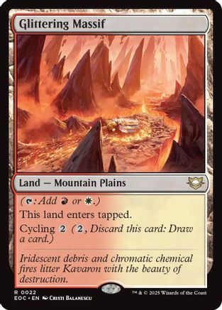 Commander: Edge of Eternities Glittering Massif #22