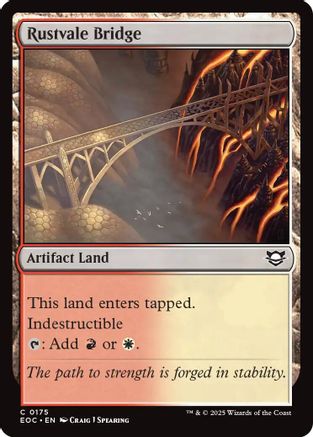 Commander: Edge of Eternities Rustvale Bridge #175