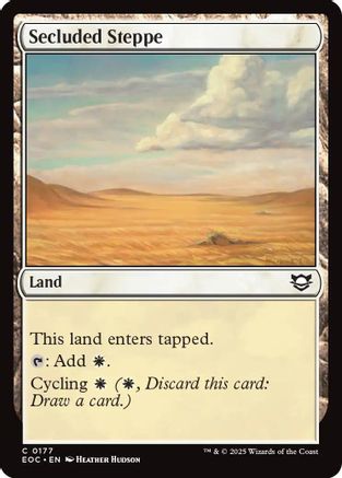 Commander: Edge of Eternities Secluded Steppe #177