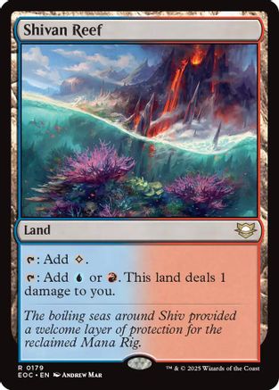 Commander: Edge of Eternities Shivan Reef #179