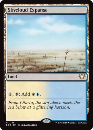 Commander: Edge of Eternities Skycloud Expanse #181