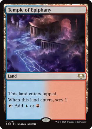 Commander: Edge of Eternities Temple of Epiphany #187
