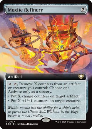 Commander: Edge of Eternities Moxite Refinery (Extended Art) #37