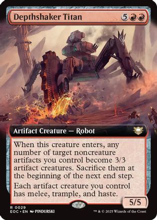 Commander: Edge of Eternities Depthshaker Titan (Extended Art) #29