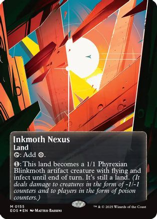 Inkmoth Nexus (0155) (Borderless) (Galaxy Foil)