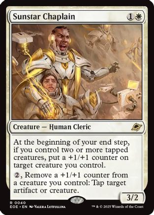 Edge of Eternities Sunstar Chaplain #40