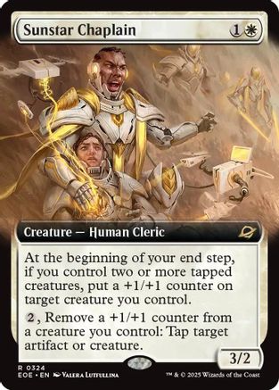 Edge of Eternities Sunstar Chaplain (Extended Art) #324