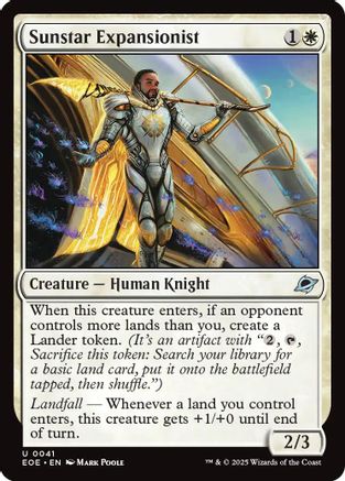 Edge of Eternities Sunstar Expansionist #41