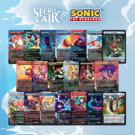 Secret Lair Bundle Secret Lair x Sonic the Hedgehog Superdrop Super Sonic Bundle Non Foil