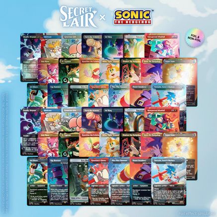 Secret Lair Bundle Secret Lair x Sonic the Hedgehog Superdrop Sonic 100pct Complete Bundle