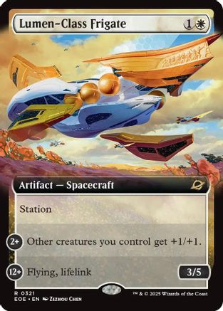 Edge of Eternities Lumen-Class Frigate (Extended Art) #321