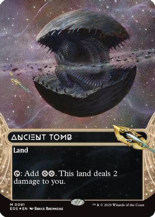Ancient Tomb (0091) (Borderless) (Galaxy Foil)