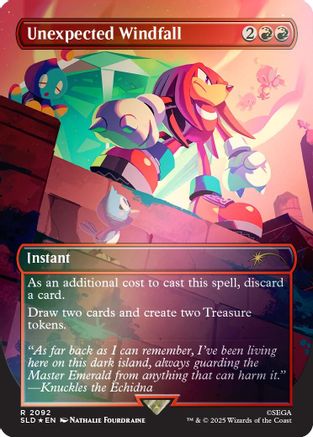 Unexpected Windfall (2092) (Rainbow Foil)